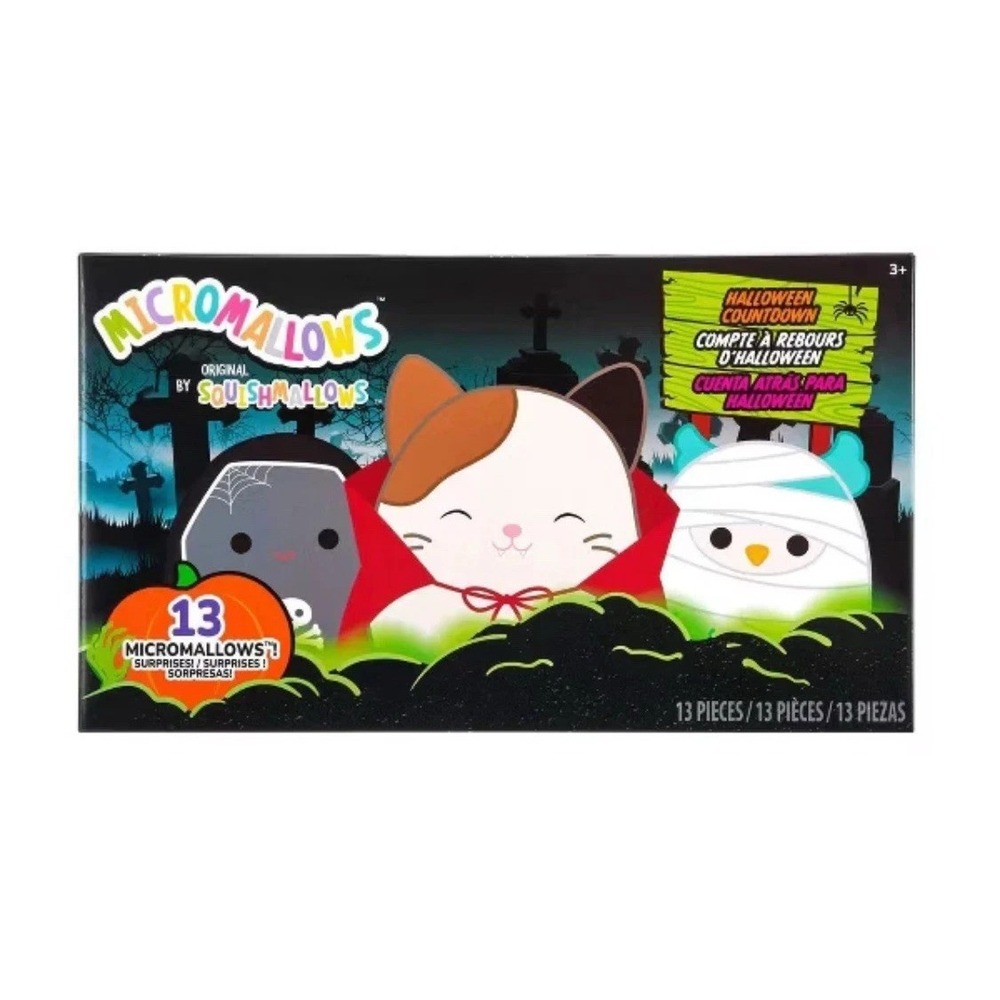 Squishmallows Halloween 2025 Countdown Calendar NIB 13 Micromallows Advent
